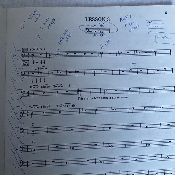 VTG - 3 Ed Sueta Band Method Books - flute, trombone, & trumpet/cornet - Picture 3 of 10